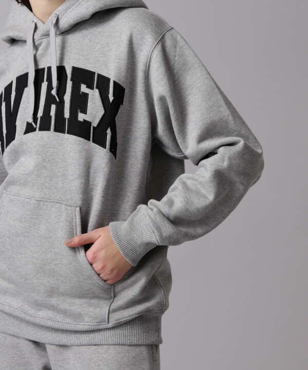 《DAILY/デイリー》ZIP UP SWEAT PARKA LOGO / ジップアップ スウェット パーカー ロゴ / AVIREX / 