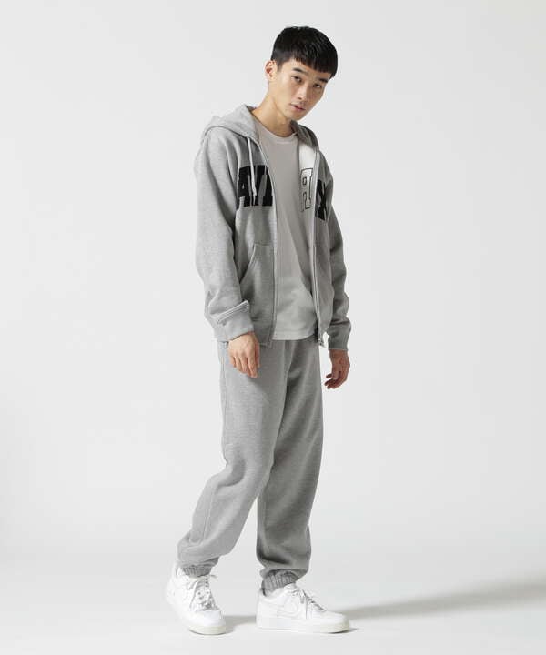 《DAILY/デイリー》ZIP UP SWEAT PARKA LOGO / ジップアップ スウェット パーカー ロゴ / AVIREX / 