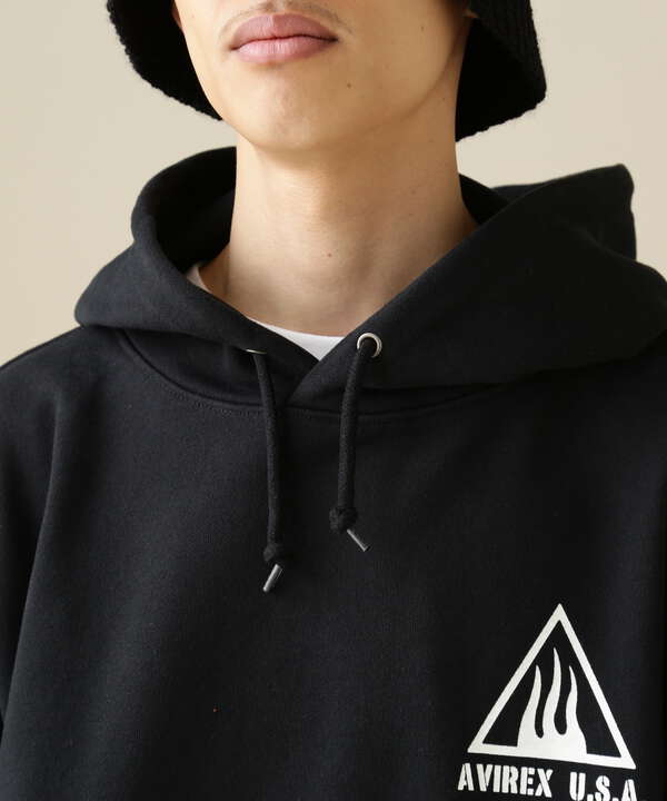 WEB&DEPOT限定》BLACK SCORPION SWEAT PULL OVER PARKA / ブラック