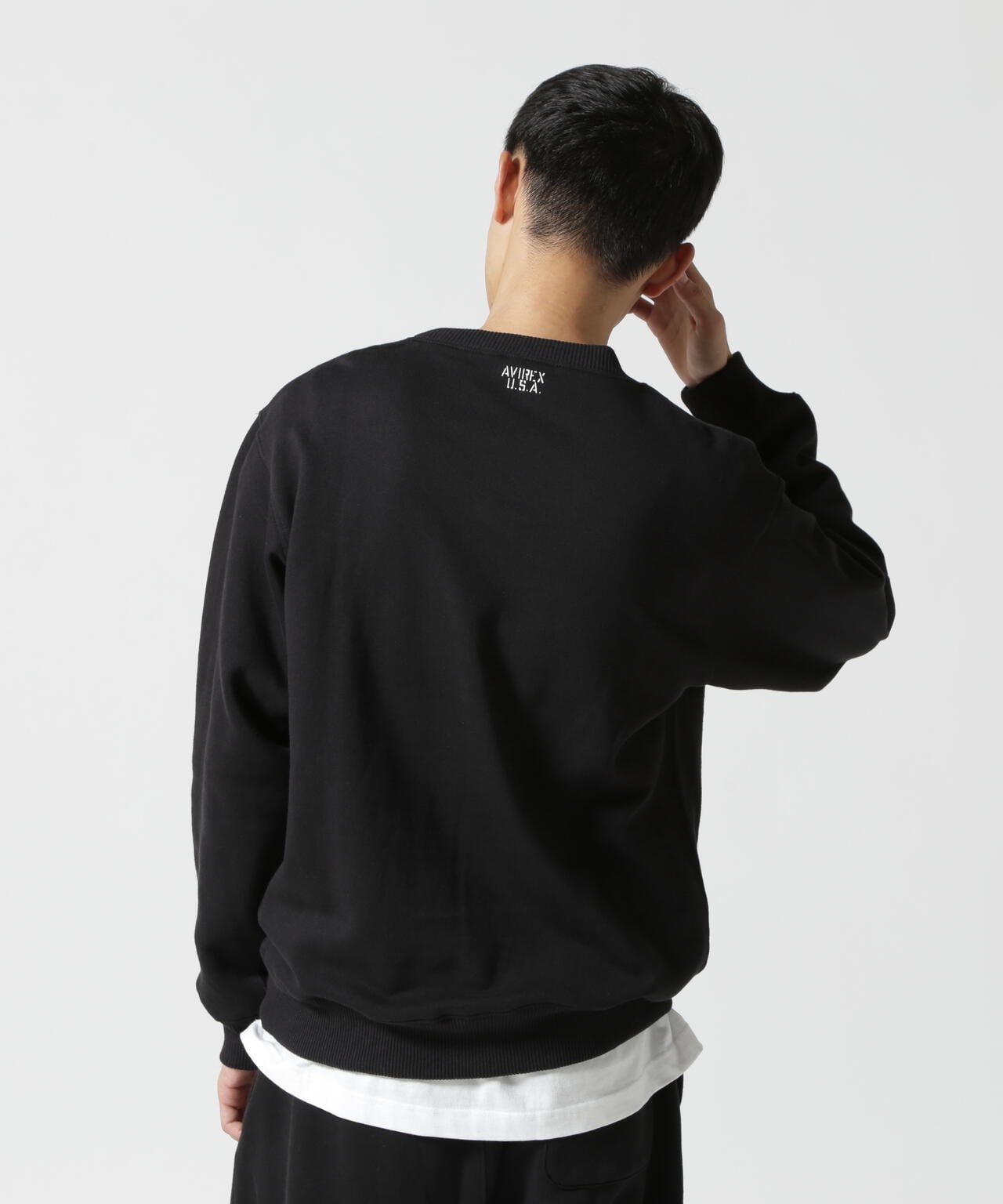 《DAILY/デイリー》CREW NECK L/S SWEAT / クルーネック ロングスリーブ スウェット / AVIREX / アヴィレ