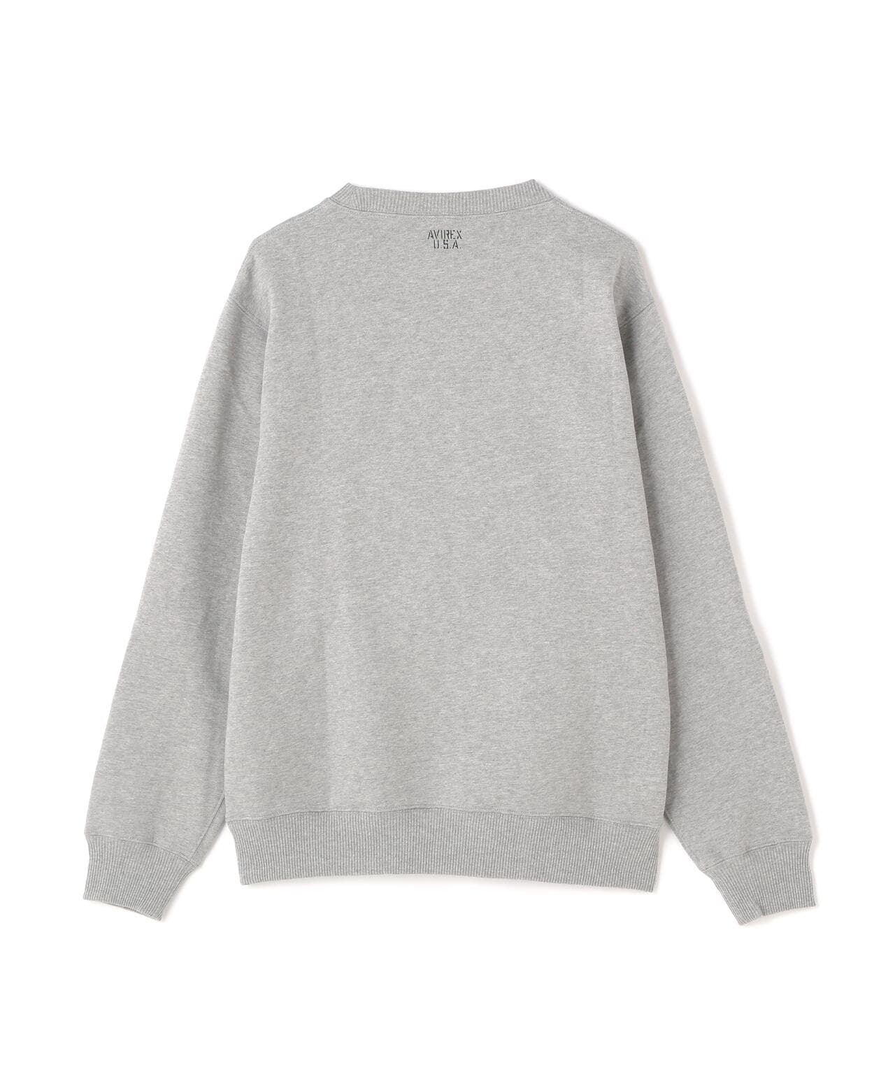 《DAILY/デイリー》CREW NECK L/S SWEAT / クルーネック ロングスリーブ スウェット / AVIREX / アヴィレ