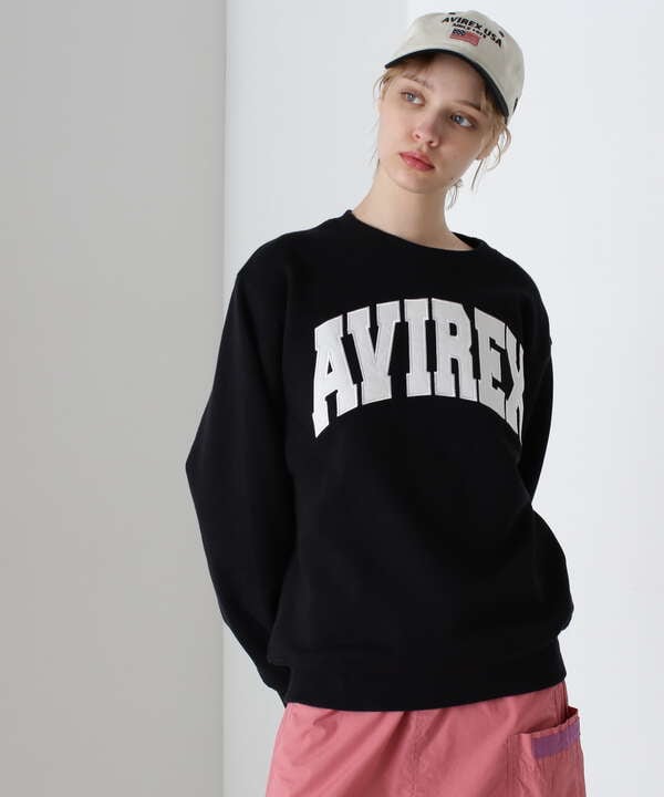 《DAILY/デイリー》CREW NECK L/S SWEAT LOGO / クルーネック ロングスリーブ スウェット / AVIREX /