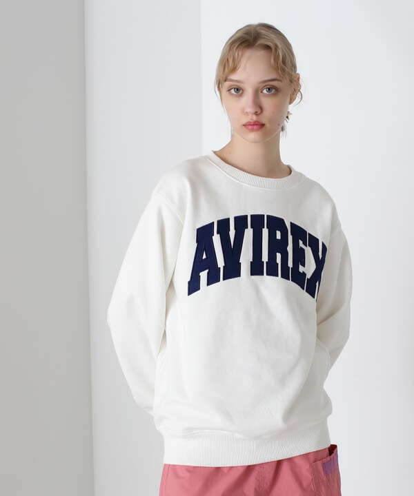 《DAILY/デイリー》CREW NECK L/S SWEAT LOGO / クルーネック ロングスリーブ スウェット / AVIREX /