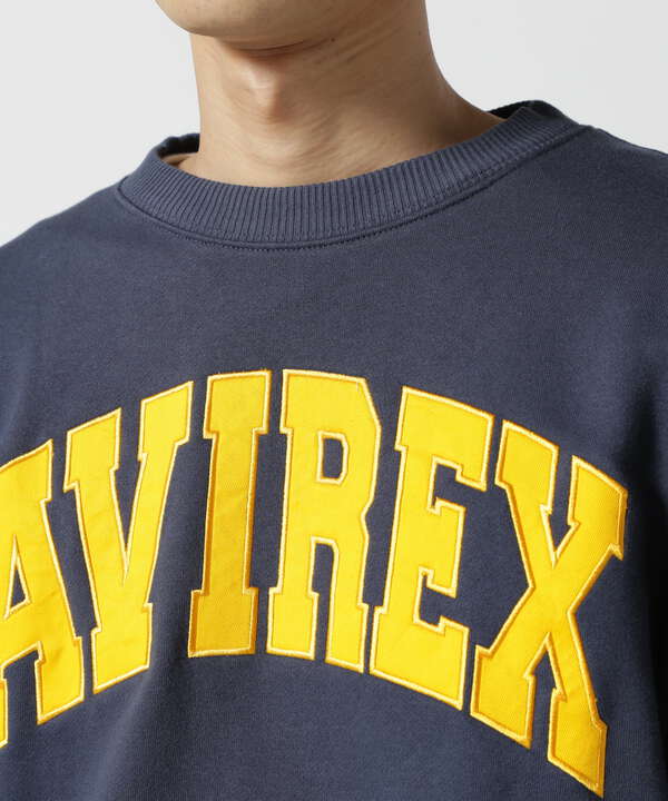 《DAILY/デイリー》CREW NECK L/S SWEAT LOGO / クルーネック ロングスリーブ スウェット / AVIREX /