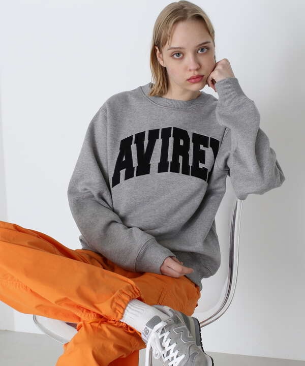 《DAILY/デイリー》CREW NECK L/S SWEAT LOGO / クルーネック ロングスリーブ スウェット / AVIREX /