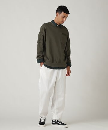 FATIGUE CREWNECK SWEAT / ファティーグ クルーネック スウェット / AVIREX / アヴィレックス