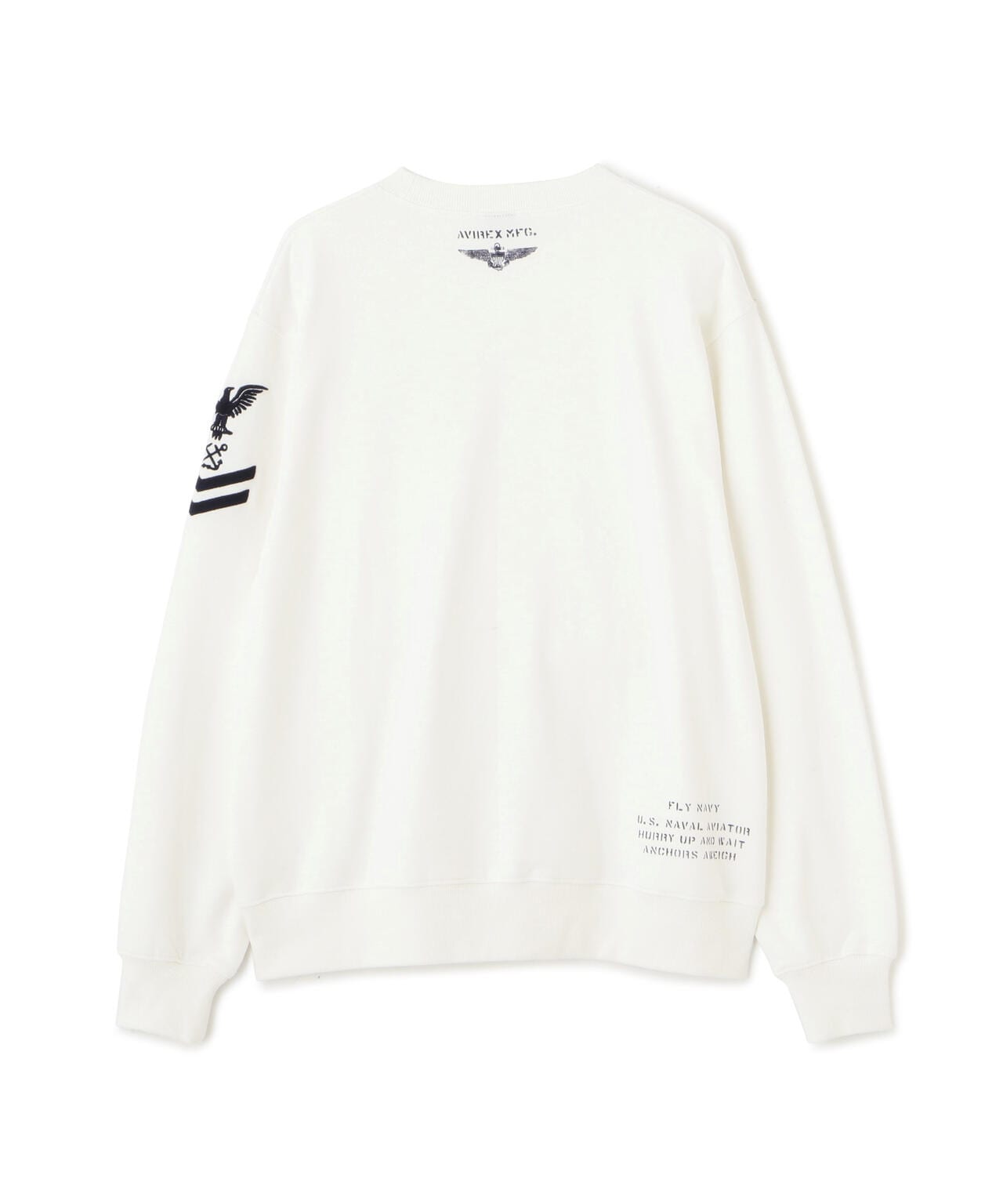 NAVAL CREWNECK SWEAT / ネイバル クルーネック スウェット / AVIREX / アヴィレックス