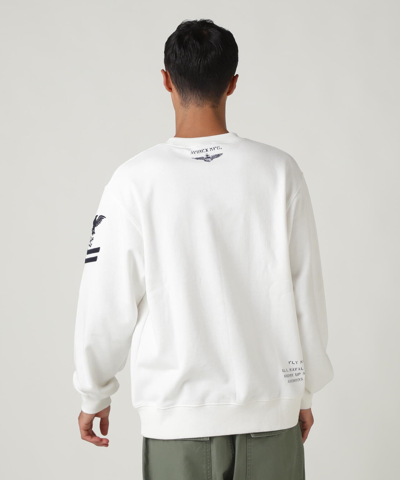 NAVAL CREWNECK SWEAT / ネイバル クルーネック スウェット / AVIREX / アヴィレックス