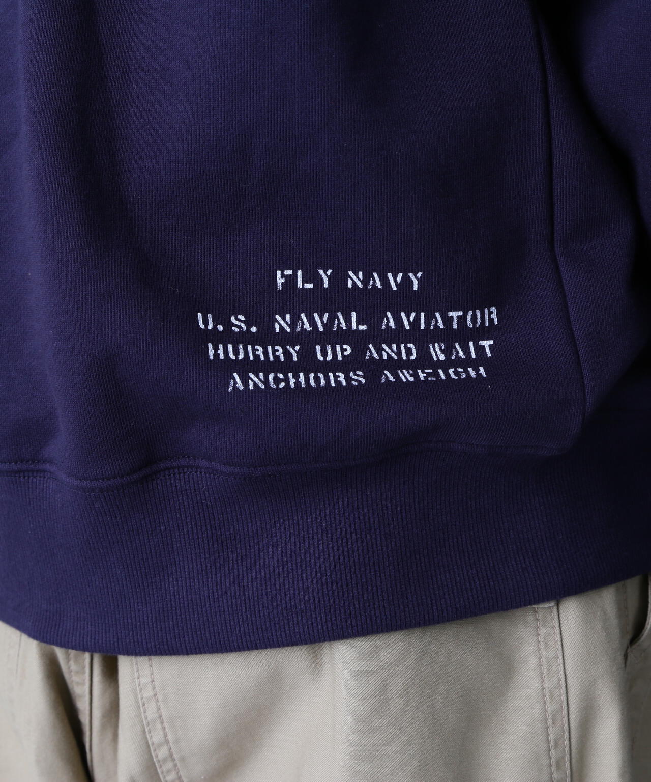 NAVAL CREWNECK SWEAT / ネイバル クルーネック スウェット / AVIREX / アヴィレックス