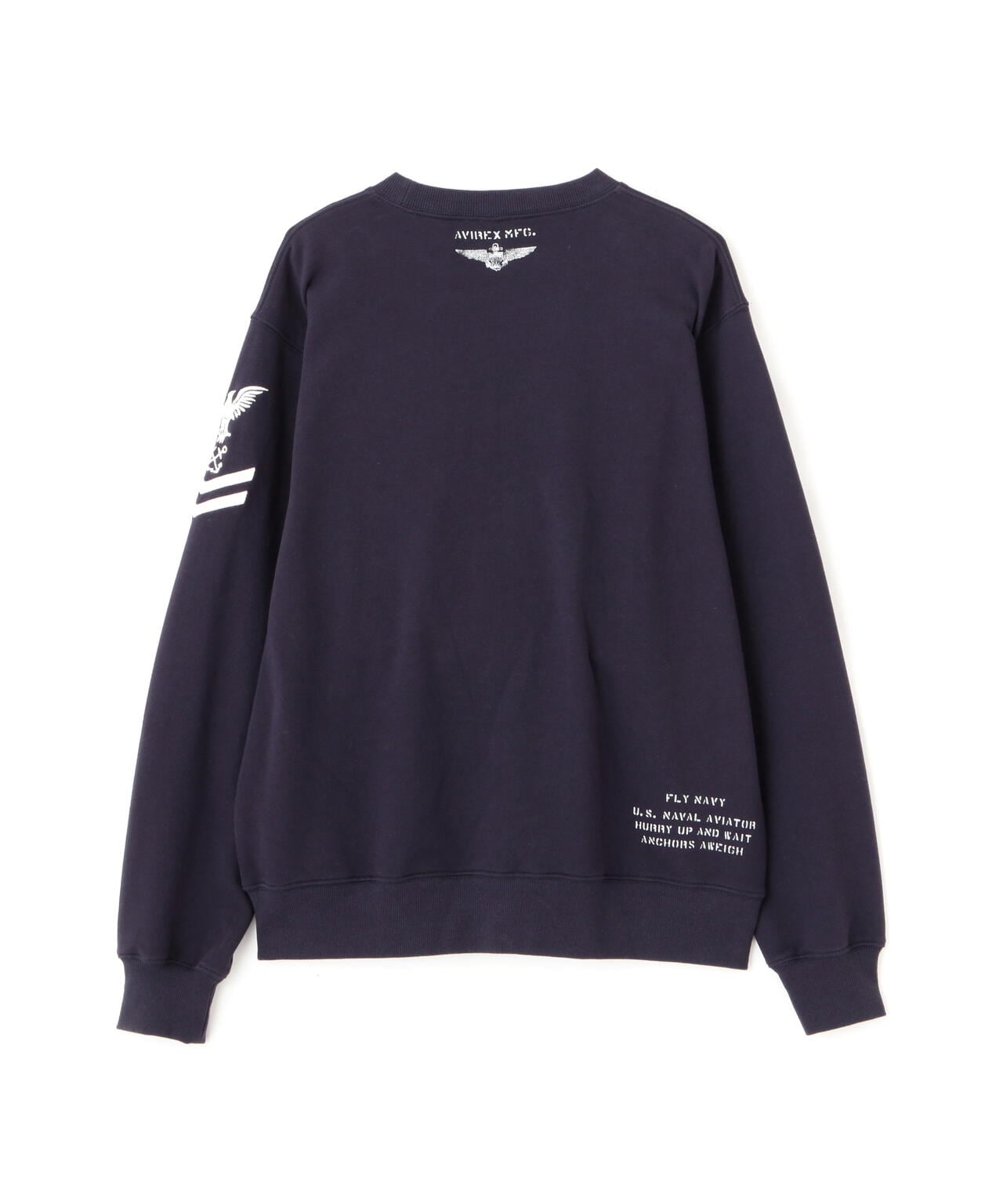 NAVAL CREWNECK SWEAT / ネイバル クルーネック スウェット / AVIREX / アヴィレックス