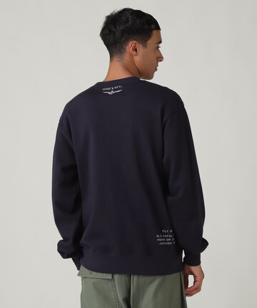 NAVAL CREWNECK SWEAT / ネイバル クルーネック スウェット / AVIREX / アヴィレックス