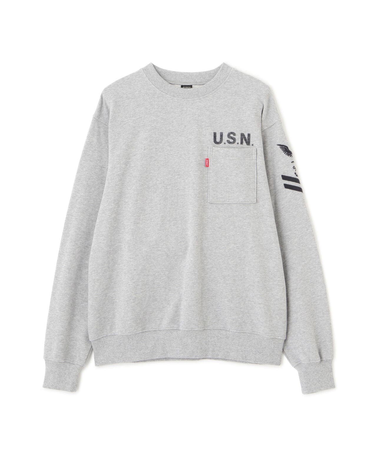 NAVAL CREWNECK SWEAT / ネイバル クルーネック スウェット / AVIREX / アヴィレックス