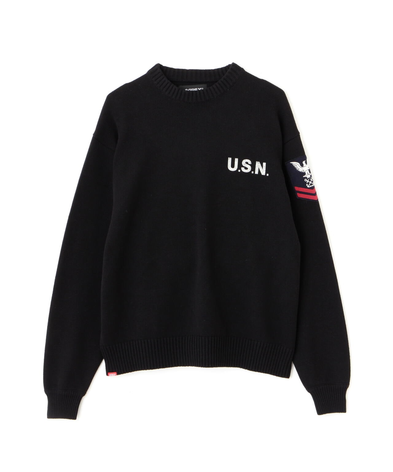 NAVAL CREWNECK KNIT / ネイバル クルーネック ニット / AVIREX / アヴィレックス