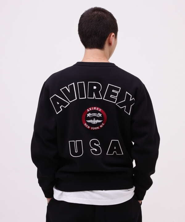 VARSITY LOGO CREW NECK SWEAT /バーシティ ロゴ クルーネック スウェ