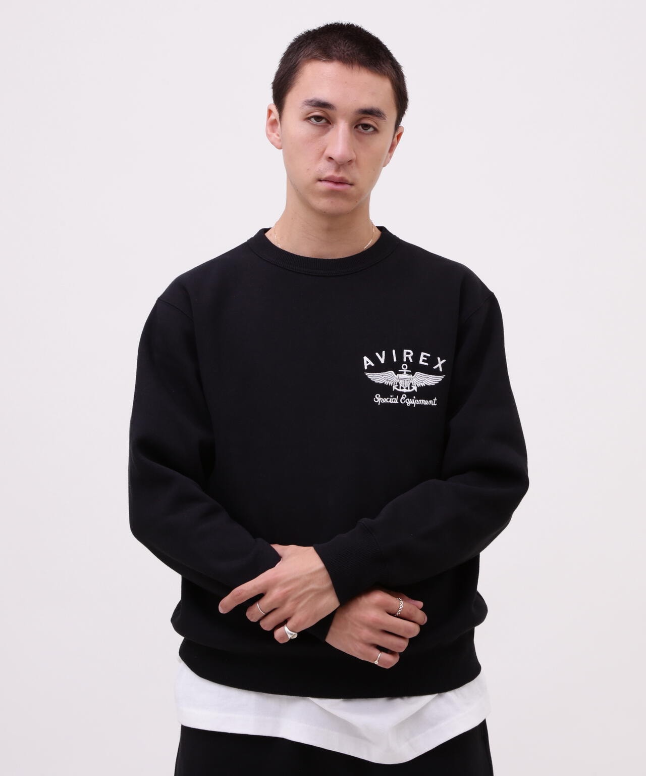 VARSITY LOGO CREW NECK SWEAT /バーシティ ロゴ クルーネック スウェ