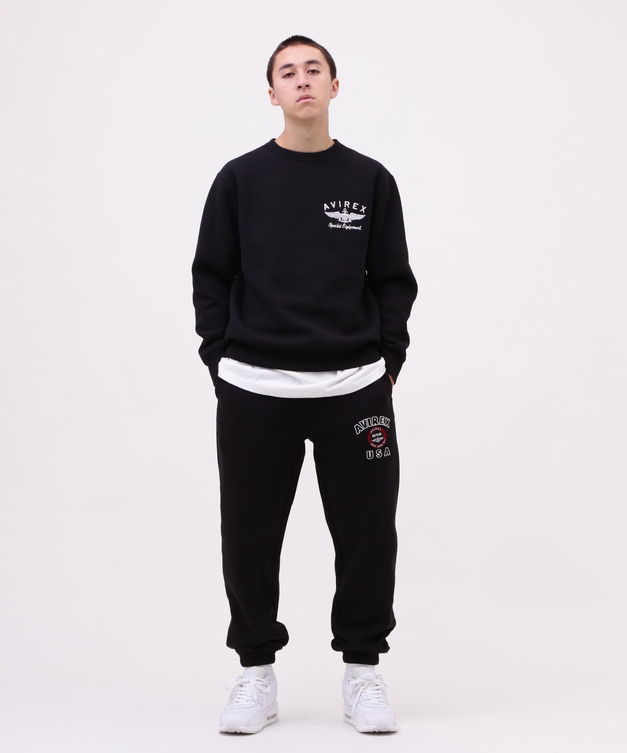 VARSITY LOGO CREW NECK SWEAT /バーシティ ロゴ クルーネック スウェ