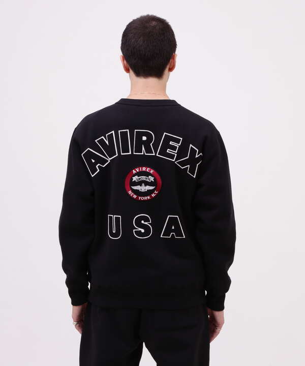 VARSITY LOGO CREW NECK SWEAT /バーシティ ロゴ クルーネック スウェ