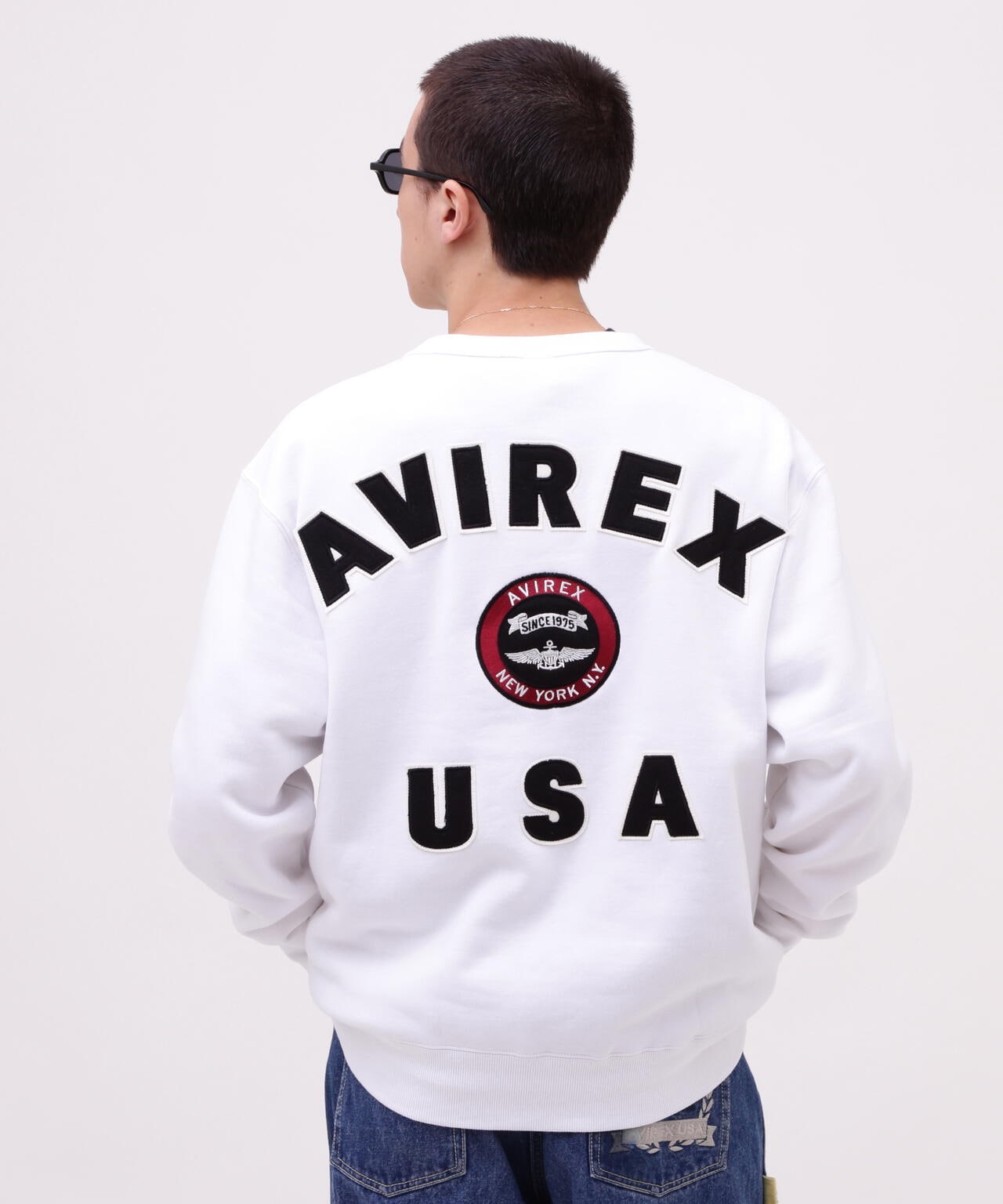 VARSITY LOGO CREW NECK SWEAT /バーシティ ロゴ クルーネック スウェ