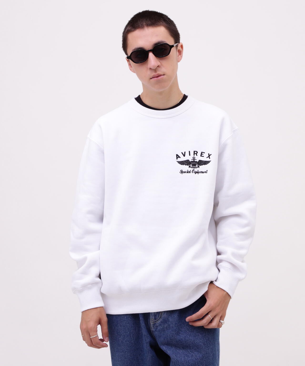 VARSITY LOGO CREW NECK SWEAT /バーシティ ロゴ クルーネック スウェ