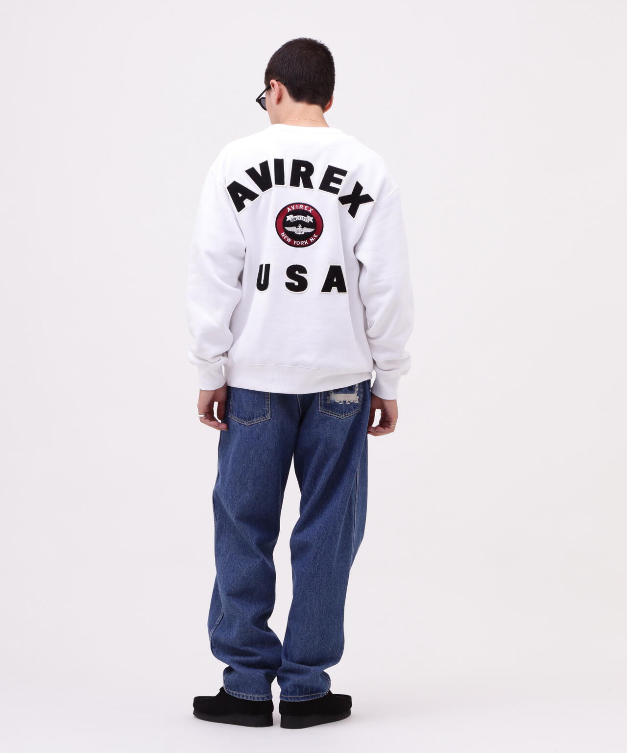 VARSITY LOGO CREW NECK SWEAT /バーシティ ロゴ クルーネック スウェ