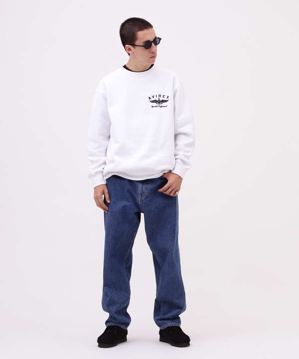 VARSITY LOGO CREW NECK SWEAT /バーシティ ロゴ クルーネック スウェ