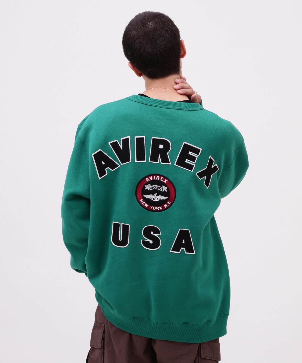 VARSITY LOGO CREW NECK SWEAT /バーシティ ロゴ クルーネック スウェ