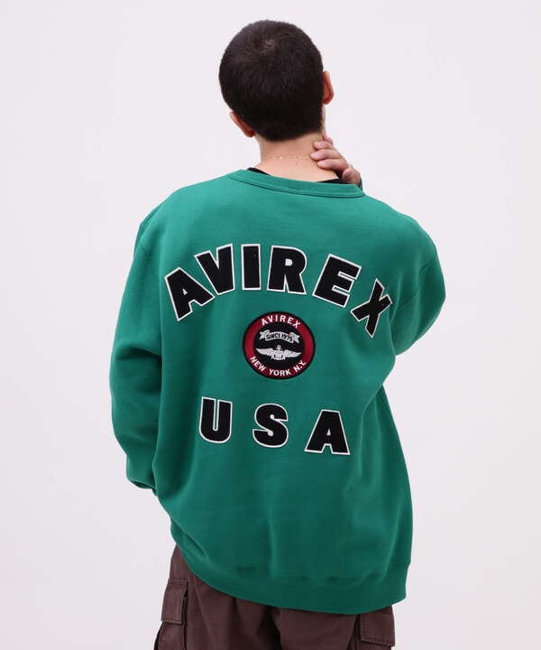 VARSITY LOGO CREW NECK SWEAT /バーシティ ロゴ クルーネック スウェ