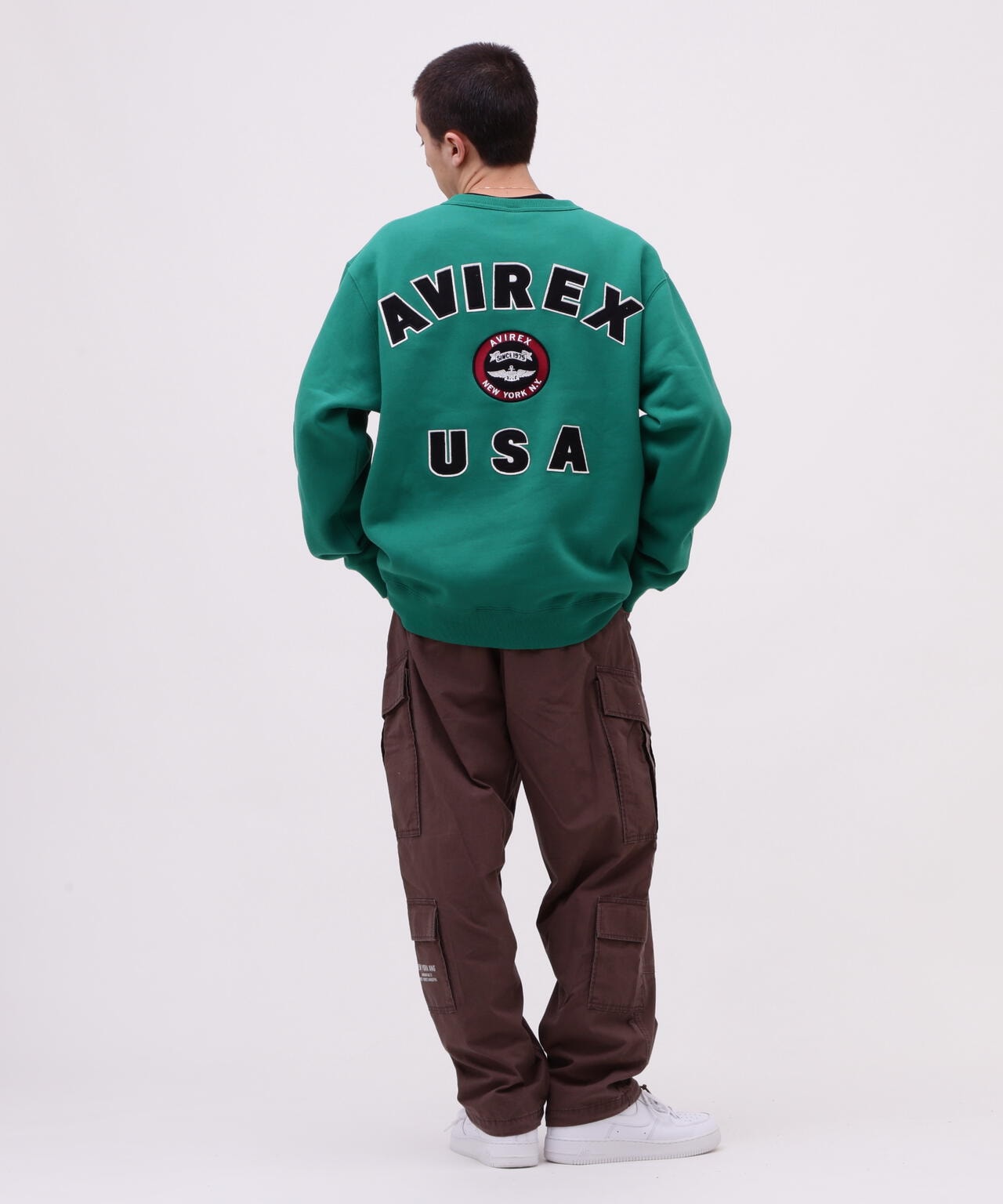 VARSITY LOGO CREW NECK SWEAT /バーシティ ロゴ クルーネック スウェ