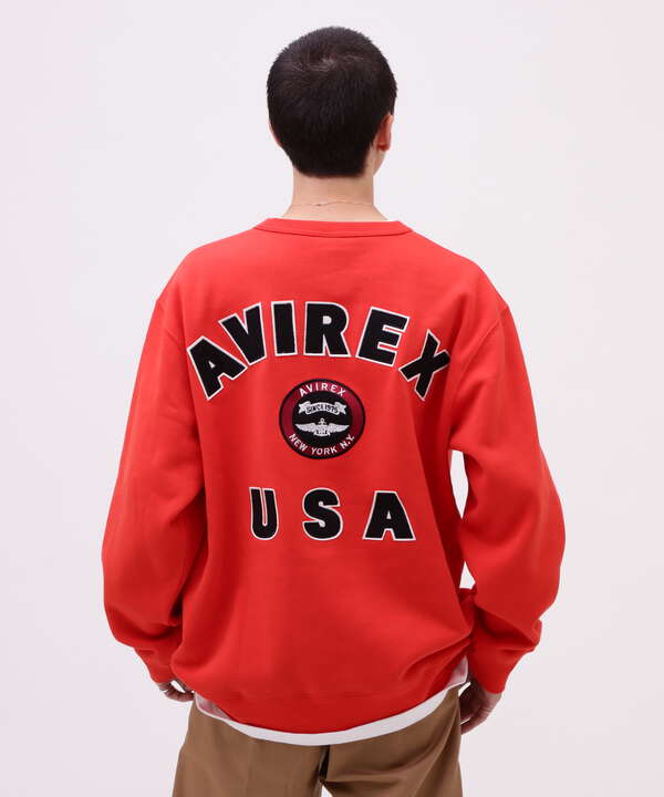 VARSITY LOGO CREW NECK SWEAT /バーシティ ロゴ クルーネック スウェ