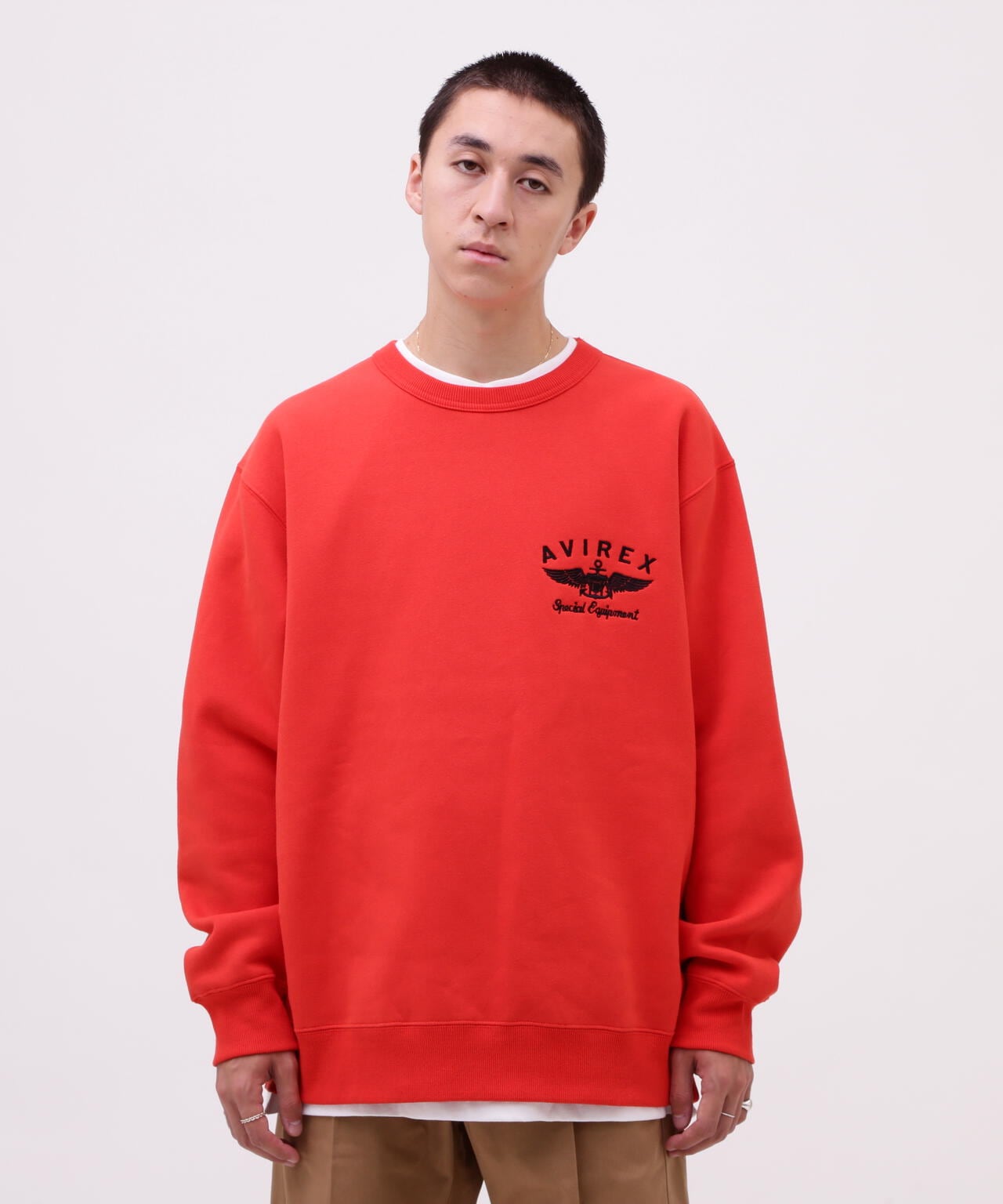 VARSITY LOGO CREW NECK SWEAT /バーシティ ロゴ クルーネック スウェ