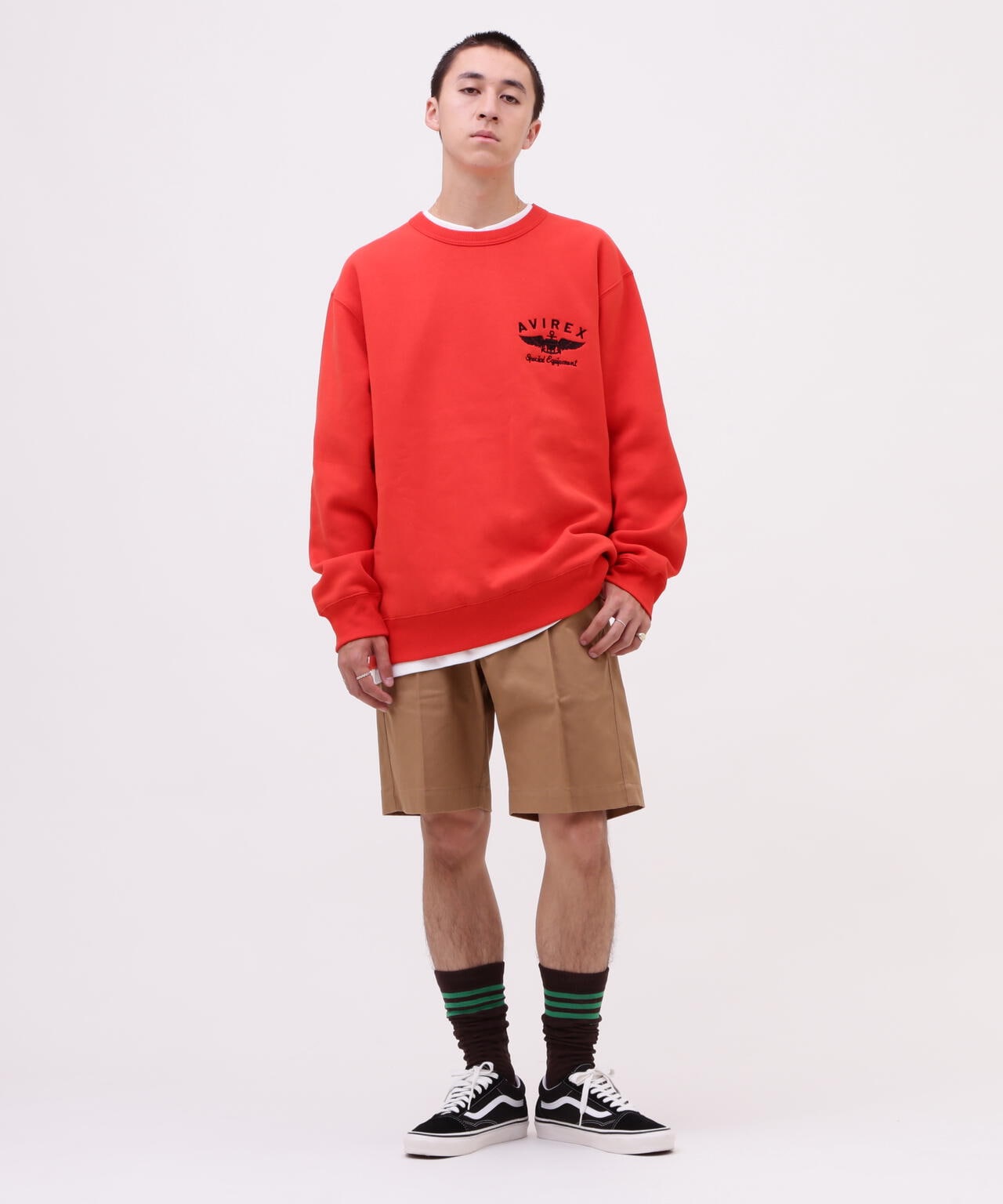 VARSITY LOGO CREW NECK SWEAT /バーシティ ロゴ クルーネック スウェ