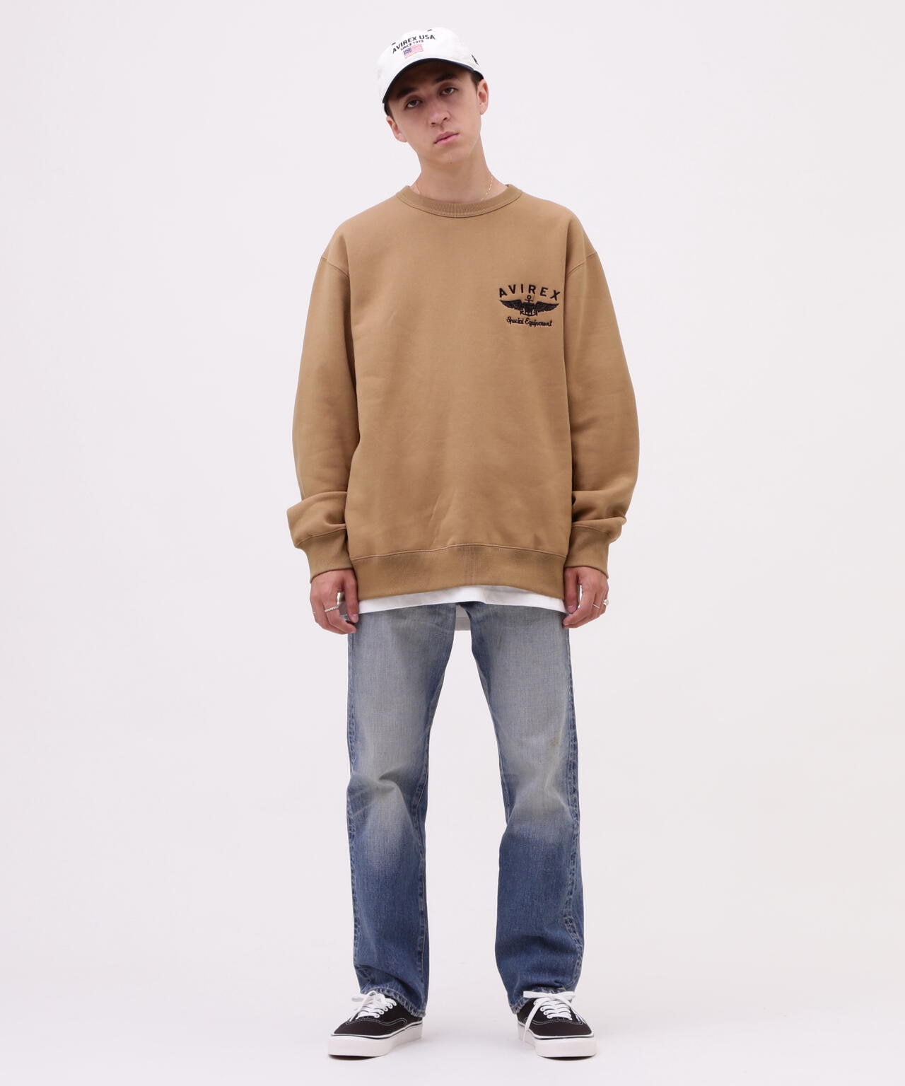 VARSITY LOGO CREW NECK SWEAT /バーシティ ロゴ クルーネック スウェ