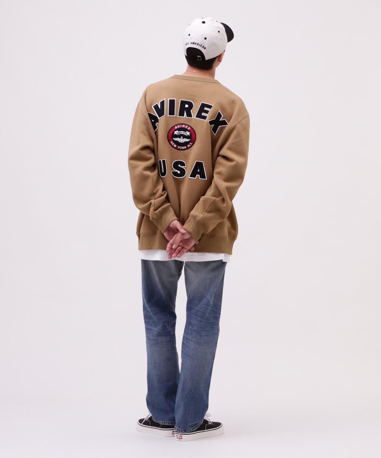 VARSITY LOGO CREW NECK SWEAT /バーシティ ロゴ クルーネック スウェ