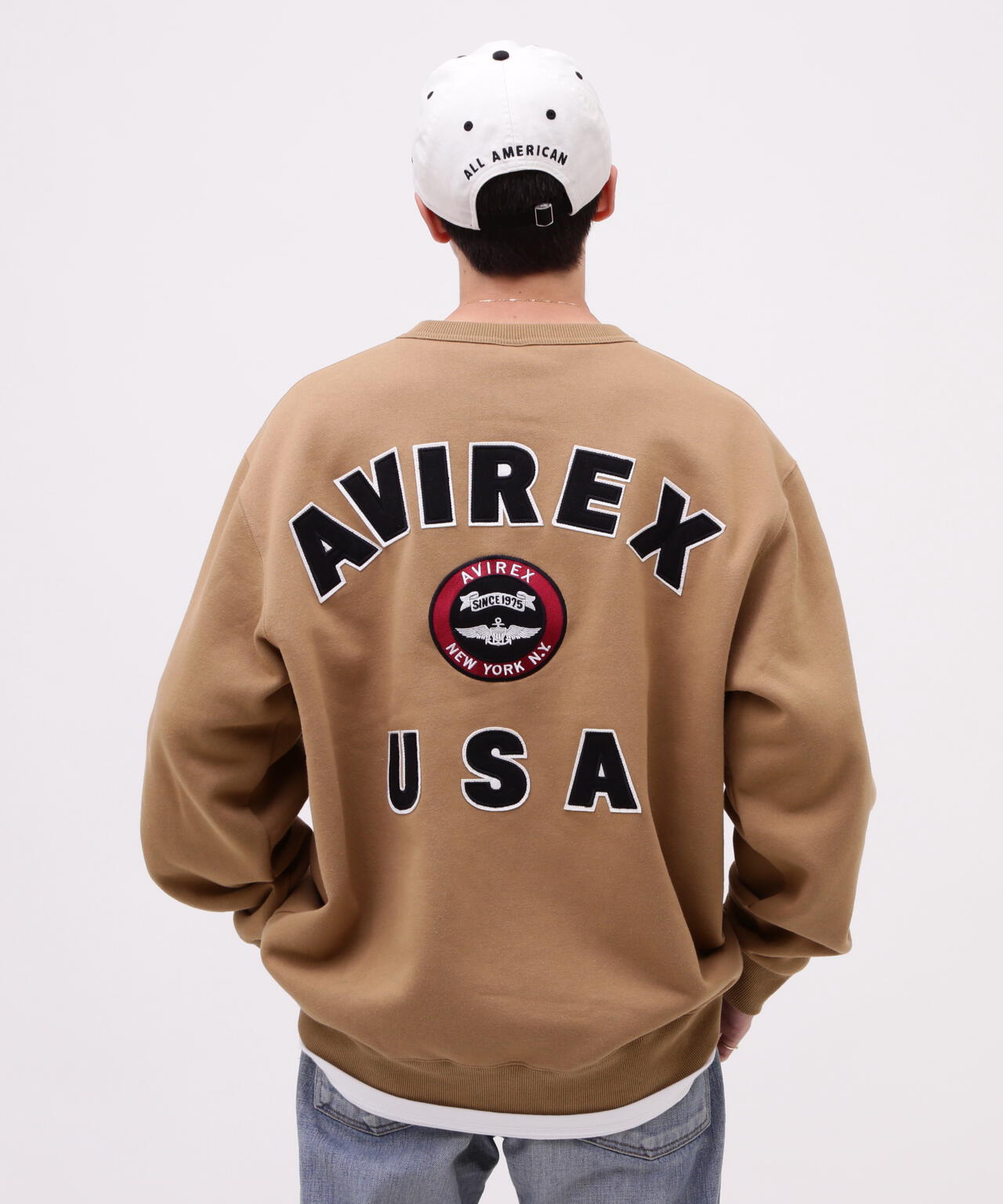 VARSITY LOGO CREW NECK SWEAT /バーシティ ロゴ クルーネック スウェ