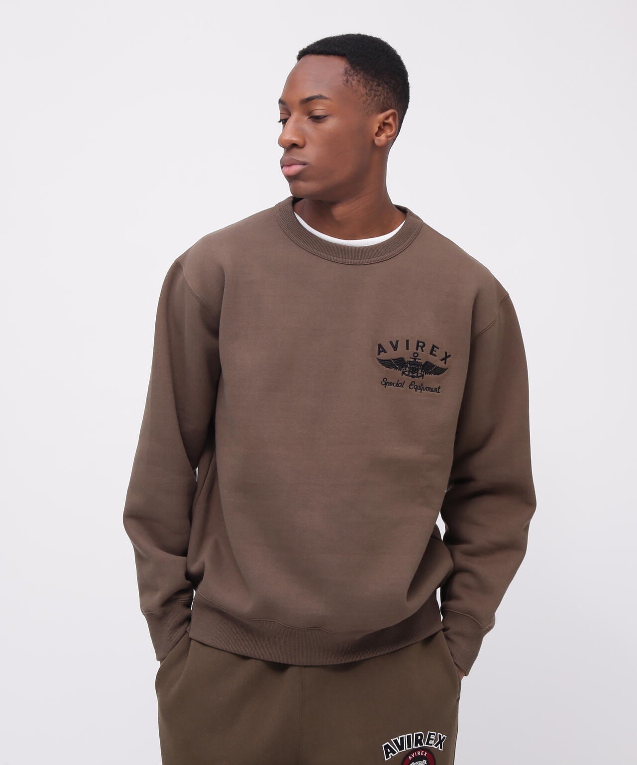 VARSITY LOGO CREW NECK SWEAT /バーシティ ロゴ クルーネック スウェ