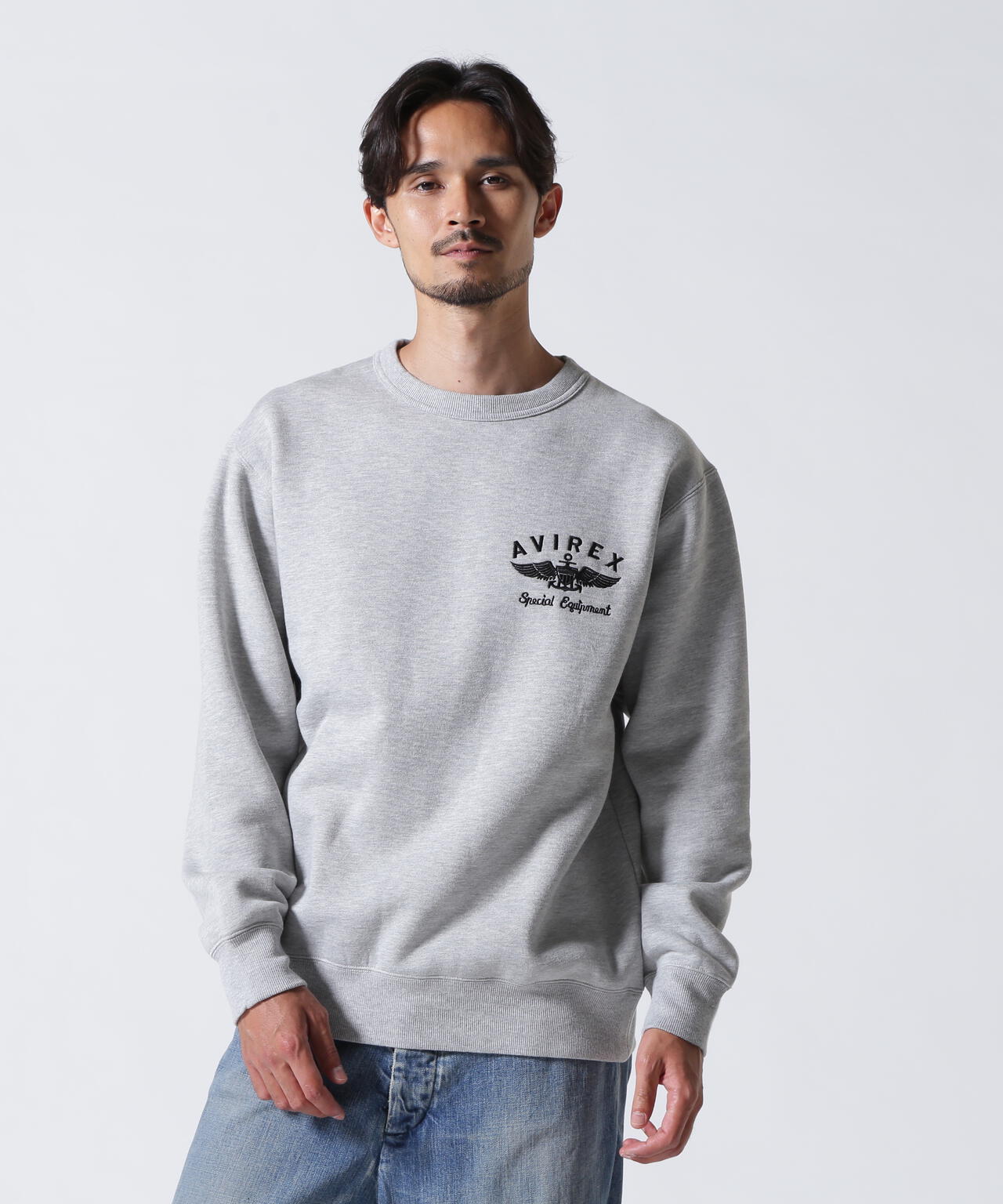 VARSITY LOGO CREW NECK SWEAT /バーシティ ロゴ クルーネック スウェ