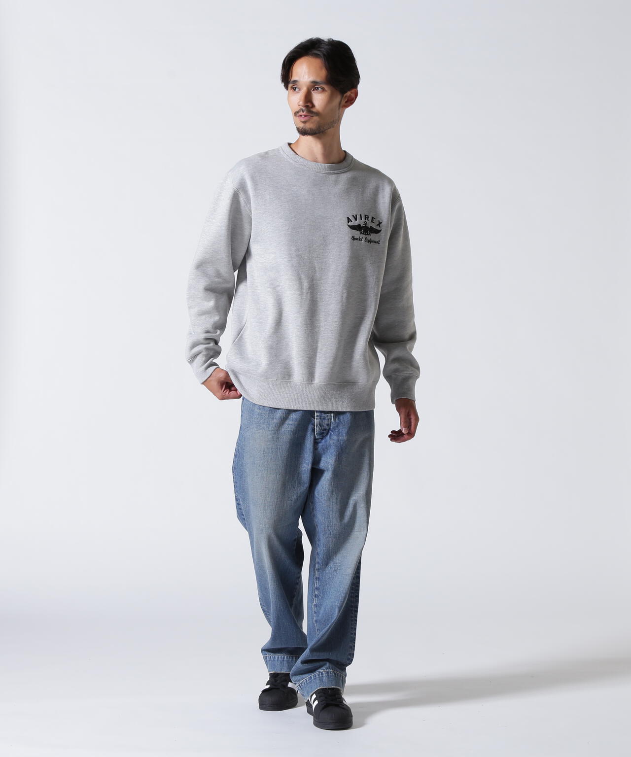 VARSITY LOGO CREW NECK SWEAT /バーシティ ロゴ クルーネック スウェ