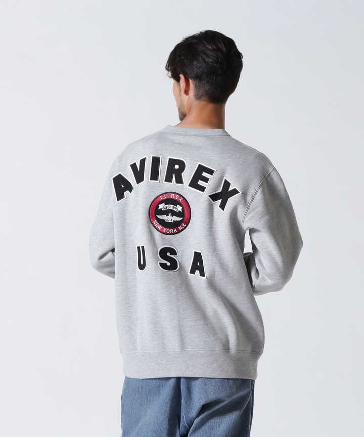 VARSITY LOGO CREW NECK SWEAT /バーシティ ロゴ クルーネック スウェ