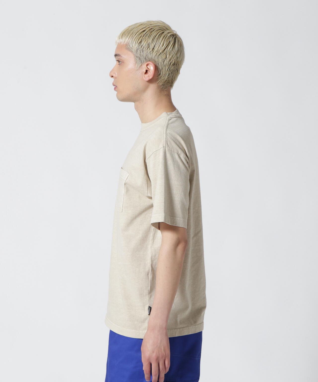 《DAILY/デイリー》SHORTSLEEVE FADE WASH POCKET T-SHIRT / 半袖 フェイドウォッシュ ポケット