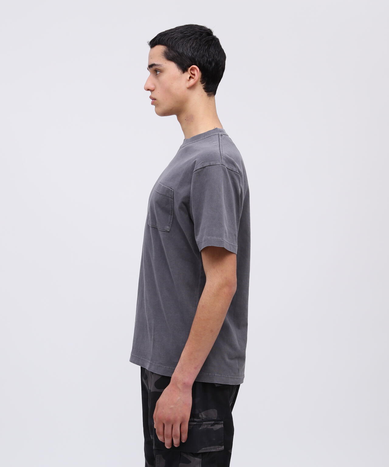 《DAILY/デイリー》SHORTSLEEVE FADE WASH POCKET T-SHIRT / 半袖 フェイドウォッシュ ポケット