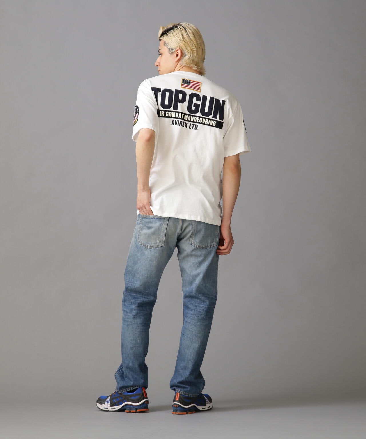 TOP GUN PATCH & PRINT T-SHIRT / トップガン パッチ ＆ プリント Tシャツ