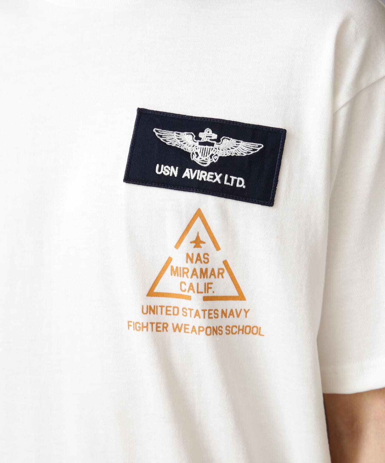 TOP GUN PATCH & PRINT T-SHIRT / トップガン パッチ ＆ プリント Tシャツ