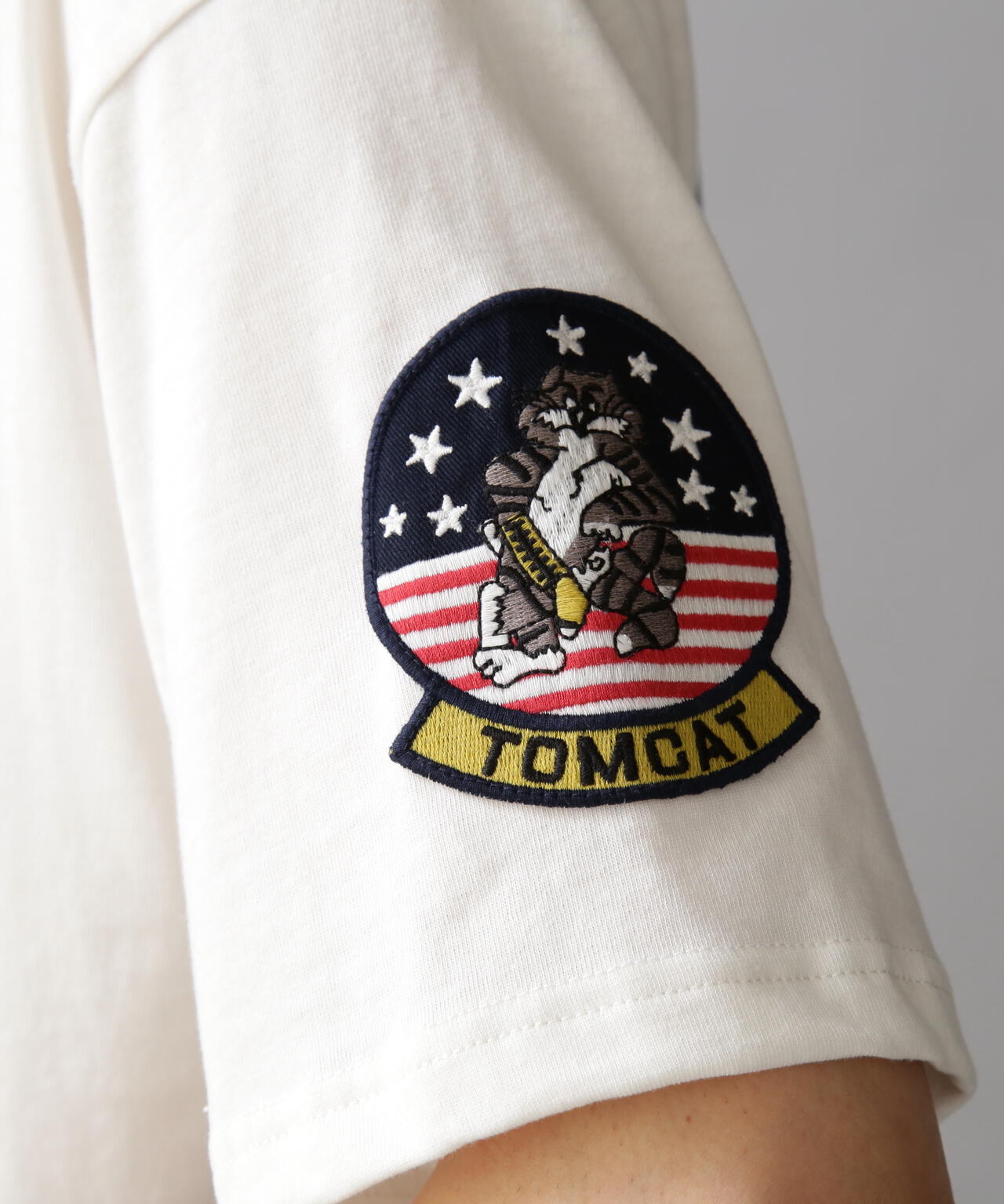 TOP GUN PATCH & PRINT T-SHIRT / トップガン パッチ ＆ プリント Tシャツ