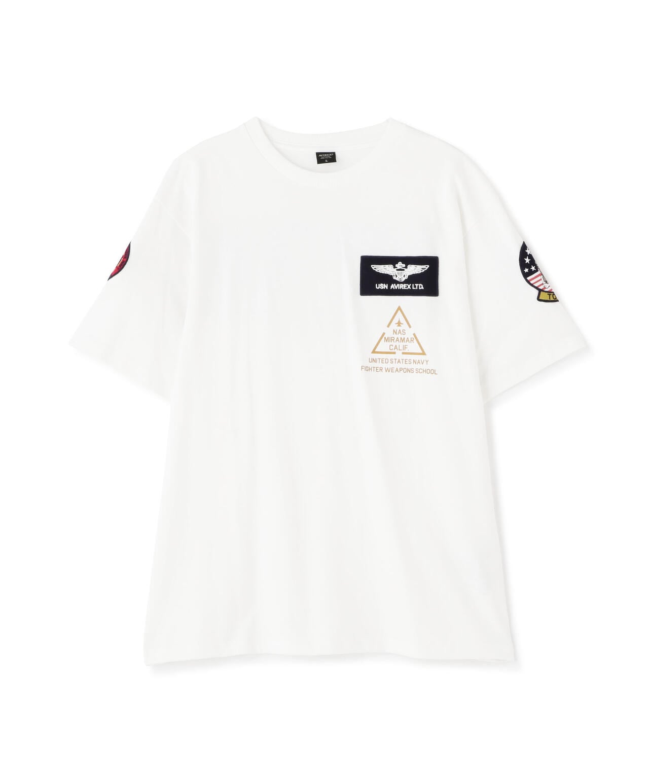 TOP GUN PATCH & PRINT T-SHIRT / トップガン パッチ ＆ プリント Tシャツ