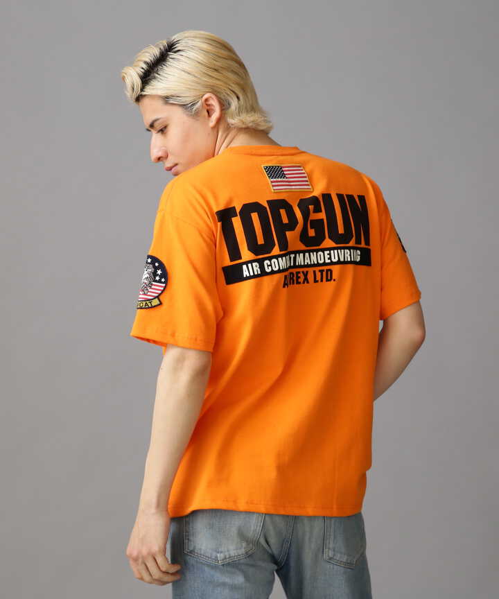 TOP GUN PATCH & PRINT T-SHIRT / トップガン パッチ ＆ プリント Tシャツ