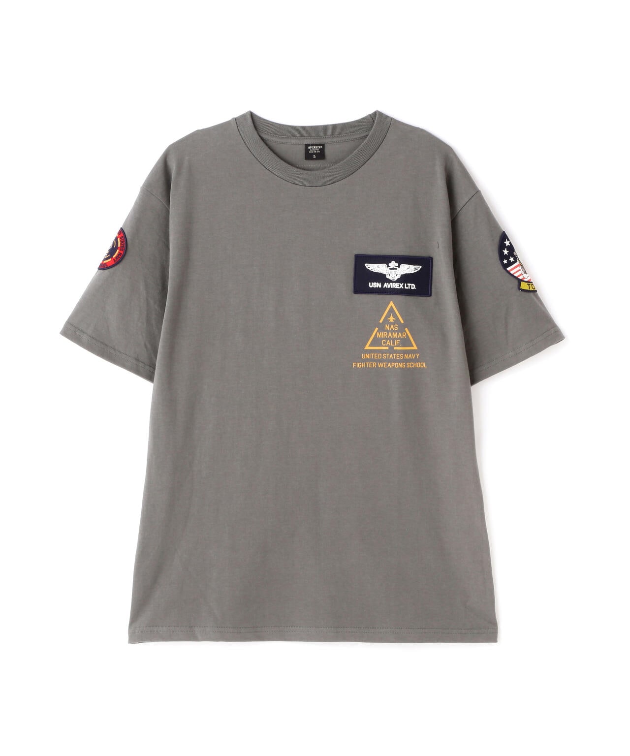 TOP GUN PATCH & PRINT T-SHIRT / トップガン パッチ ＆ プリント T 