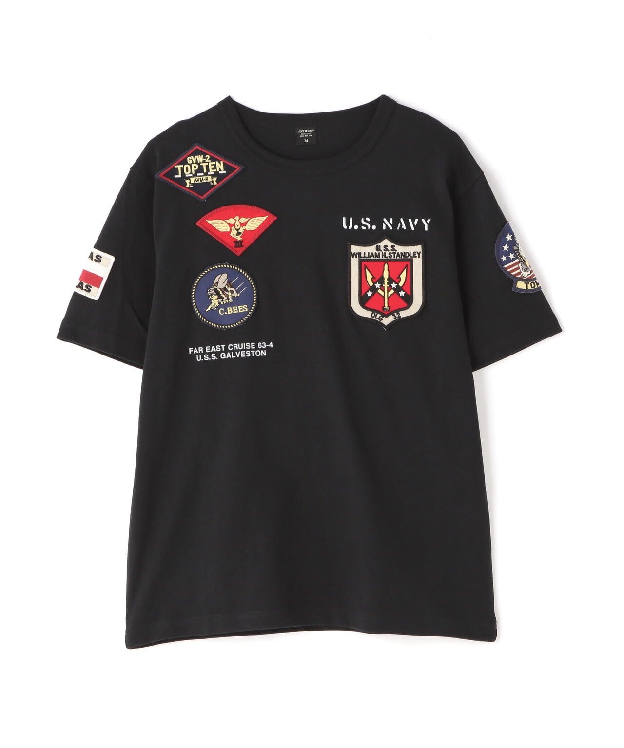 《WEB＆DEPOT限定》トップガン ワッペン Tシャツ/ TOP GUN WAPPEN S/S CREW NECK T-SHIRT