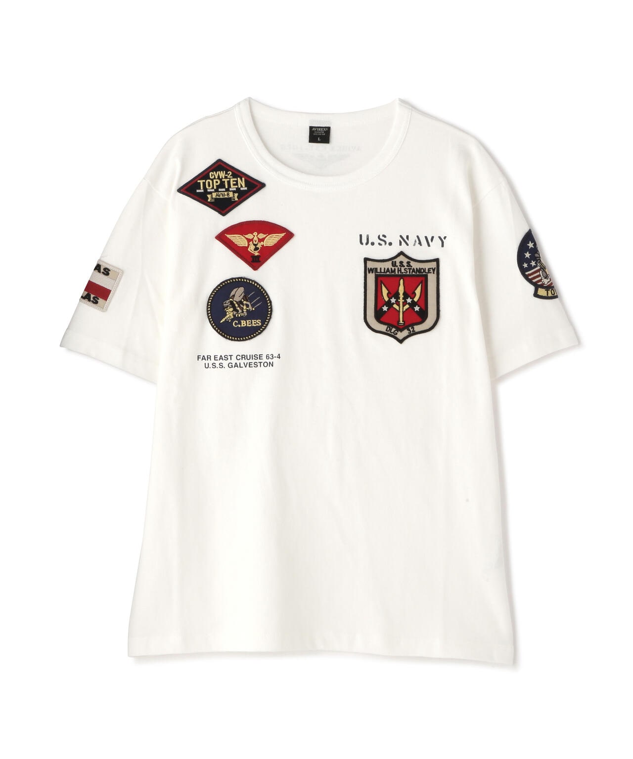 《WEB＆DEPOT限定》トップガン ワッペン Tシャツ/ TOP GUN WAPPEN S/S CREW NECK T-SHIRT