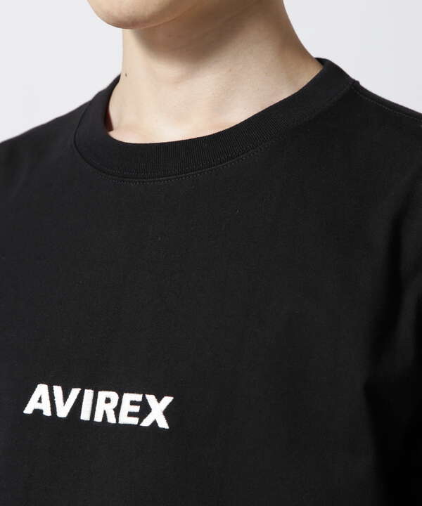 《WEB&DEPOT限定》CORE LOGO EMBROIDERY T-SHIRT/コア ロゴ エンブロイダリー Tシャツ/AVIREX