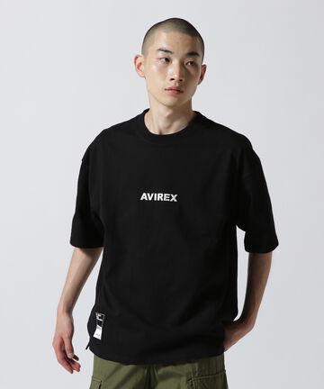 《WEB&DEPOT限定》CORE LOGO EMBROIDERY T-SHIRT/コア ロゴ エンブロイダリー Tシャツ/AVIREX